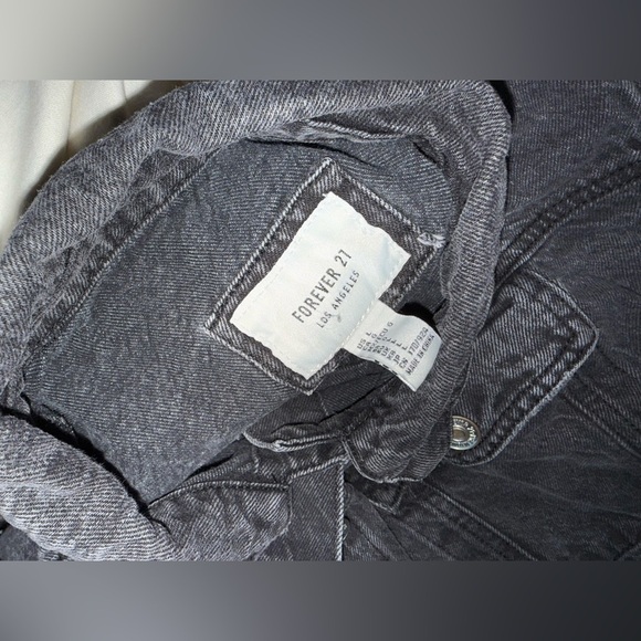 Forever 21Black Denim Jacket - Picture 6 of 6
